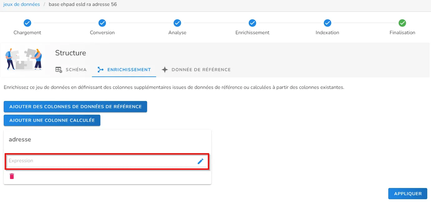 Enrichissement du jeu de données