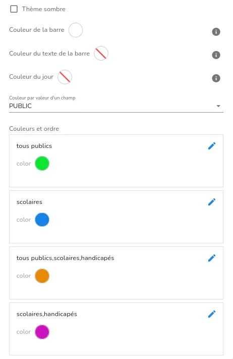 Section « présentation » de l'application