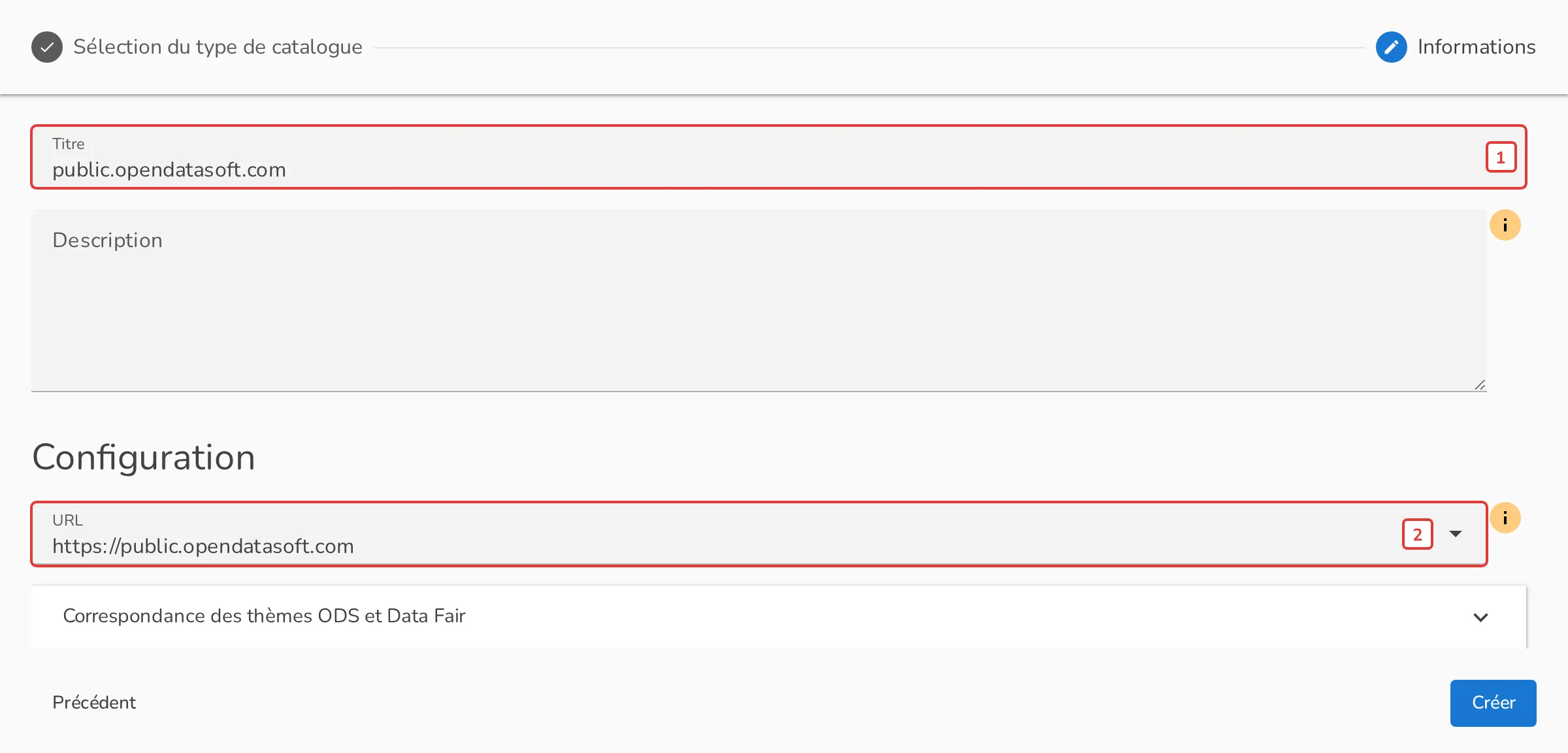Configuration du connecteur Huwise