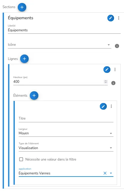 Configuration de votre carte dans le dashboard