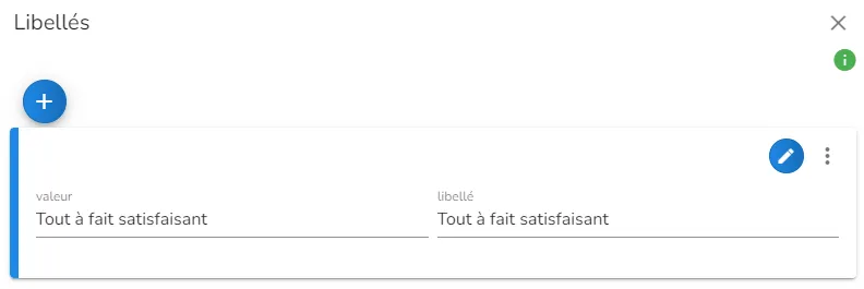 Ajout de libellés sur une colonne