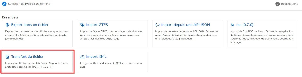 Choix du traitement