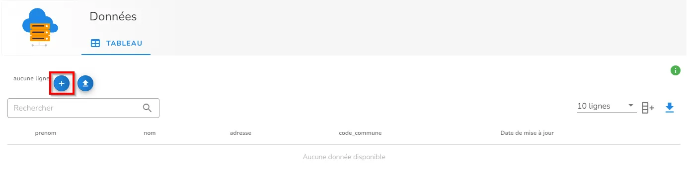 Données de votre jeu éditable
