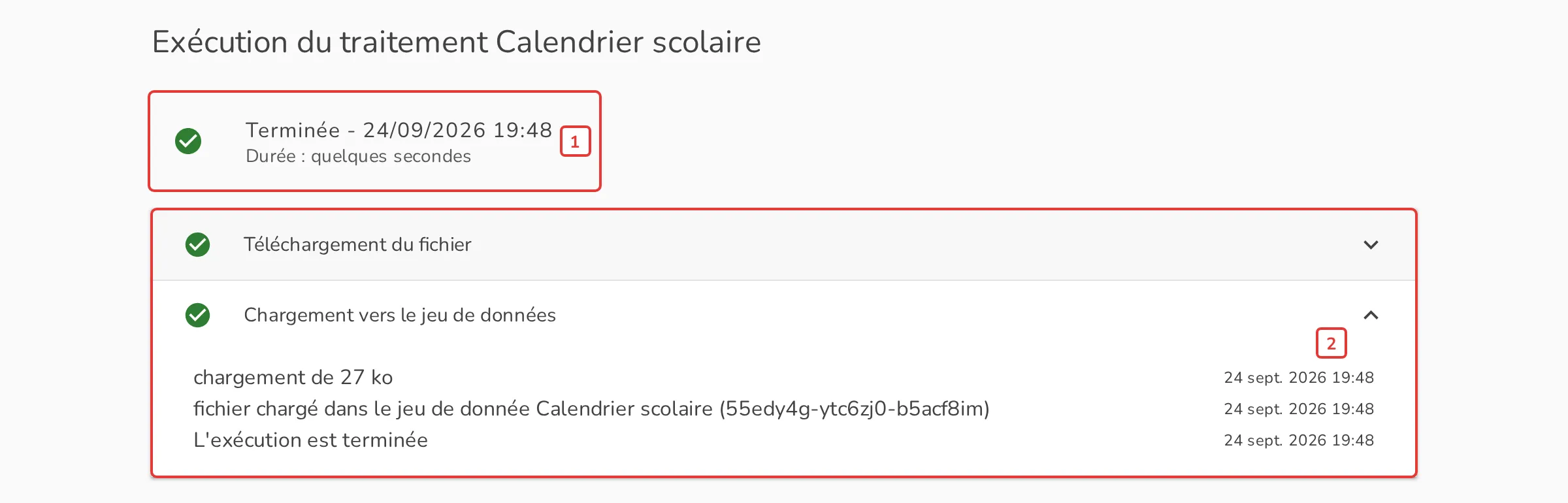 Journal d'une exécution