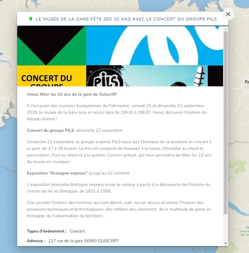 Description mise en forme avec du code HTML (paragraphes, texte en gras, etc.)
