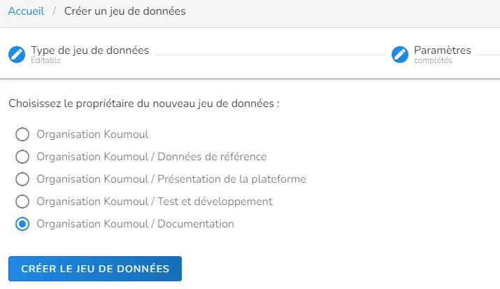Choix du propriétaire